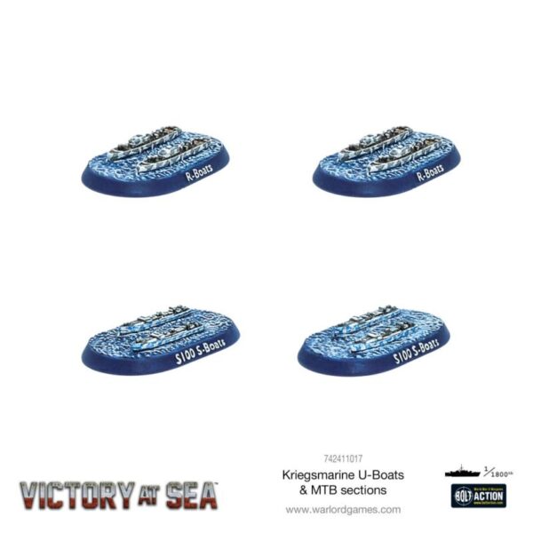 Warlord Games Victory at Sea   Kriegsmarine U-Boats & MTB Sections - 742411017 - 5060572506848