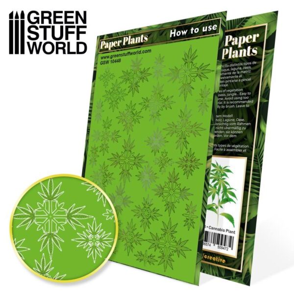 Green Stuff World    Paper Plants - Cannabis - 8436574509472ES - 8436574509472