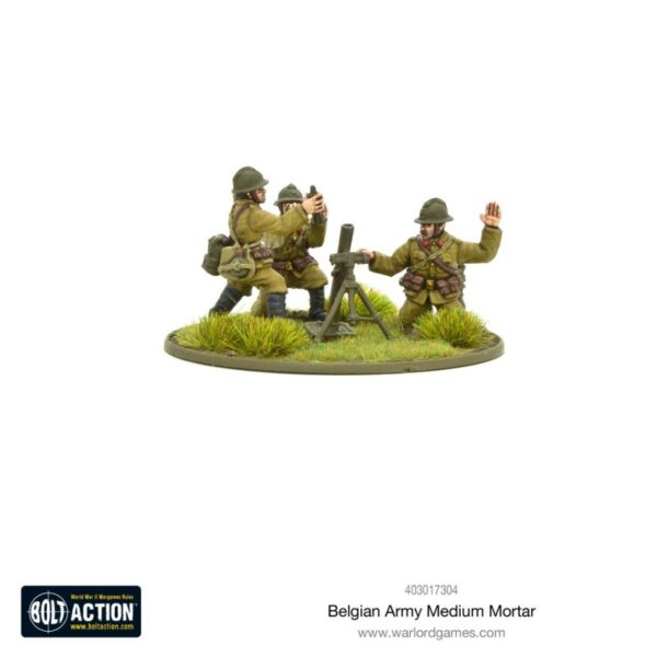 Warlord Games Bolt Action   Belgian Army medium mortar - 403017304 - 5060572501720