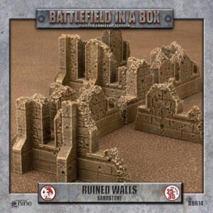Gale Force Nine    Gothic Battlefields - Ruined Walls - Sandstone - BB614 - 9420020248939