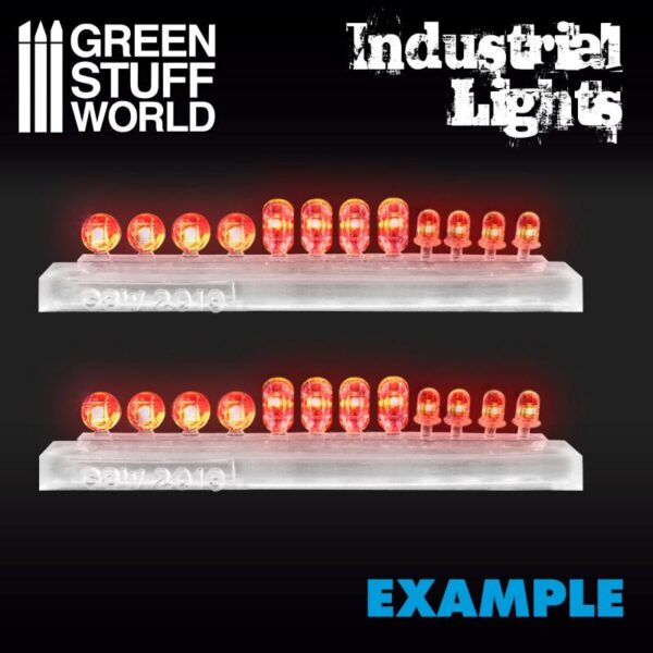 Green Stuff World    24x Resin Industrial Lights - Small - 8436574504798ES - 8436574504798