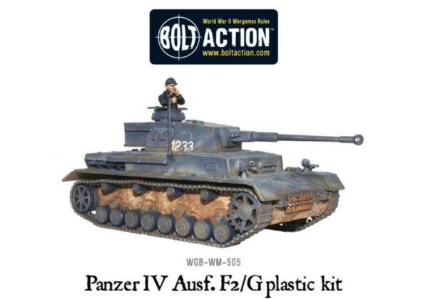 Warlord Games Bolt Action   Panzer IV Ausf. F1/G/H medium tank (plastic) - 402012010 - 5060200849798