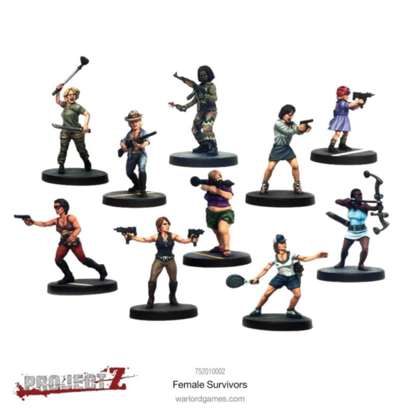Warlord Games Project Z   Project Z: Female Survivors - 752010002 - 5060393703358