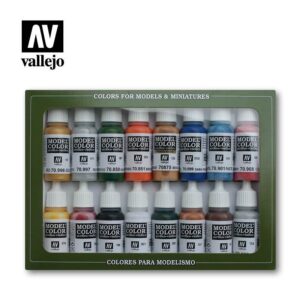 Vallejo    AV Vallejo Model Color Set - Folkstone Basics (x16) - VAL70101 - 8429551701013