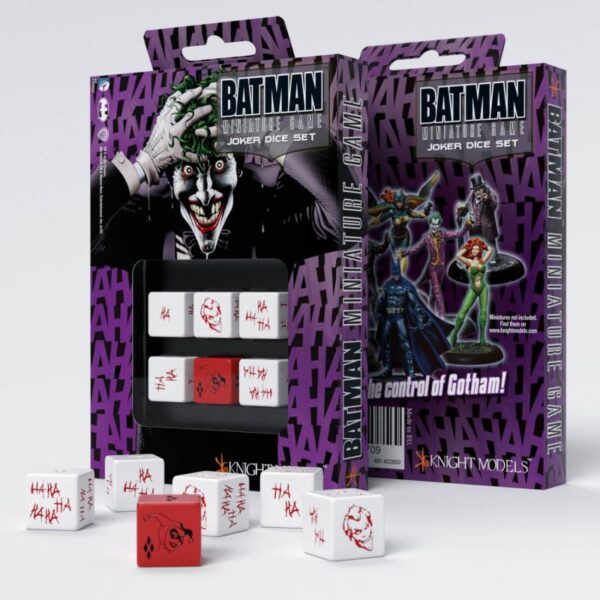 Q-Workshop    Batman Miniature Game - D6 Joker Dice Set (6) - ACC0032 - 8437013053709