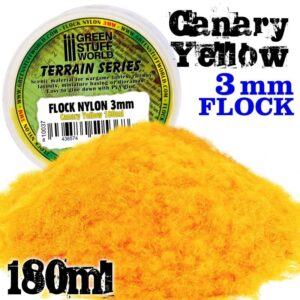 Green Stuff World    Static Grass Flock 3 mm - Canary Yellow - 180 ml - 8436574505368ES - 8436574505368