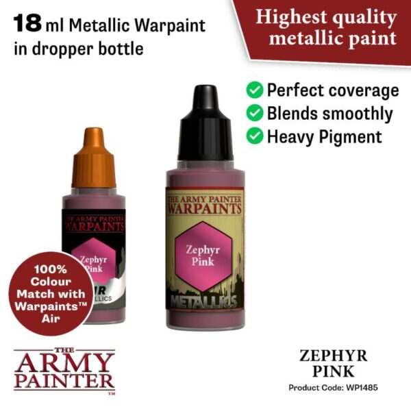 The Army Painter    Warpaint: Zephyr Pink - APWP1485 - 5713799148505