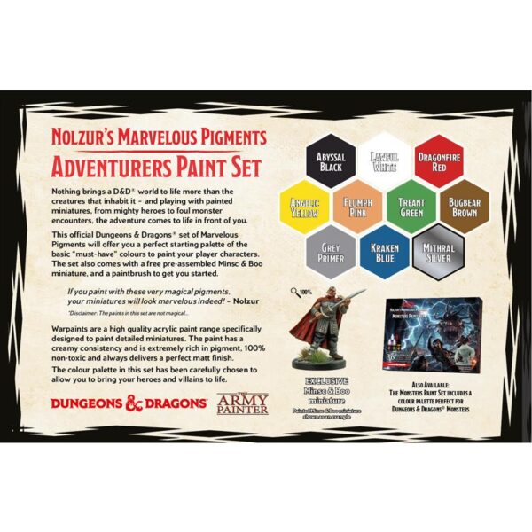 The Army Painter Dungeons & Dragons   D&D: Nolzur's Adventurer Paint Set - APWP75001 - 5713799750012