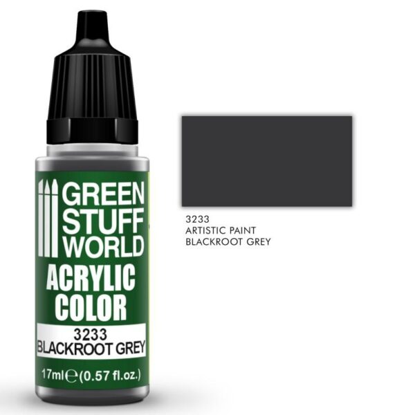 Green Stuff World    Acrylic Color BLACKROOT GREY - 8435646505930ES - 8435646505930