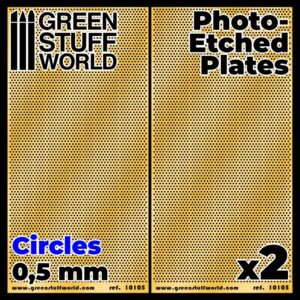 Green Stuff World    Photo-etched Plates - Small Circles - 8436574506044ES - 8436574506044
