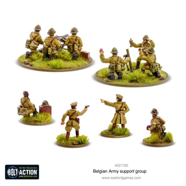 Warlord Games Bolt Action   Belgian Army Support Group - 402217302 - 5060572503267