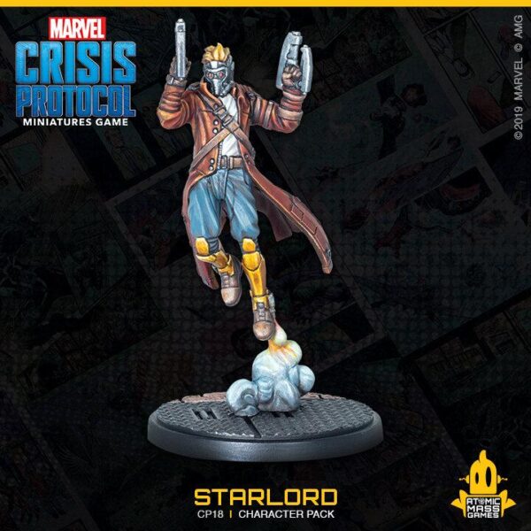 Atomic Mass Marvel Crisis Protocol   Marvel Crisis Protocol: Star-Lord - CP18 - 841333108809