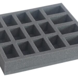 Safe and Sound    Half-sized foam tray for 16 miniatures on 32 mm bases - SAFE-FT-HS16M - 5907222526798