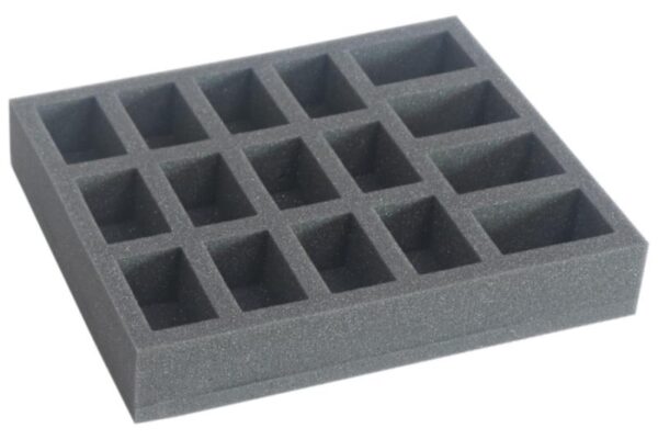 Safe and Sound    Hafl-sized foam tray for 16 miniatures na 32 mm bases - SAFE-FT-HS16M - 5907222526798