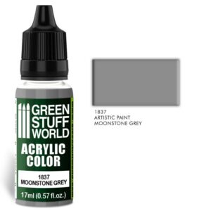 Green Stuff World    Acrylic Color MOONSTONE GREY - 8436574501964ES - 8436574501964