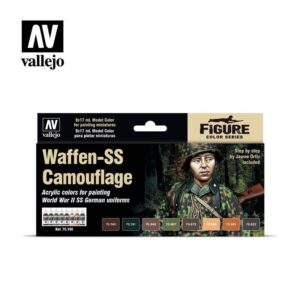 Vallejo    AV Vallejo Model Color Set - Waffen SS Camouflage - VAL70180 - 8429551701808