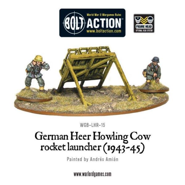 Warlord Games Bolt Action   German Heer Howling Cow Rocket Launcher - WGB-LHR-15 - 5060200846216