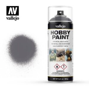 Vallejo    AV Spray Primer: Fantasy Color - Gunmetal 400ml - VAL28031 - 8429551280310