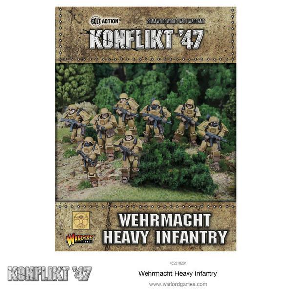 Warlord Games Konflikt '47   K'47 German Heavy Infantry - 452210201 - 5060393704287