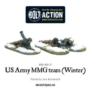 Warlord Games Bolt Action   US Army MMG team (Winter) - WGB-WAI-21 - 5060393702924