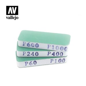 Vallejo    AV Vallejo Tools - Flexisander Dual Grit x3 (80x30x12mm) - VALT04004 - 8429551930048