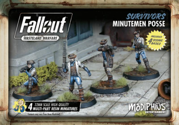 Modiphius Fallout: Wasteland Warfare   Fallout: Survivors Minutemen Posse - MUH051244 - 5060523340330