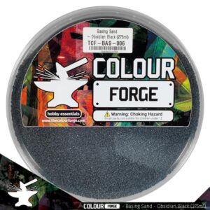 The Colour Forge    Basing Sand - Obsidian Black - TCF-BAS-006 - 5060843100799