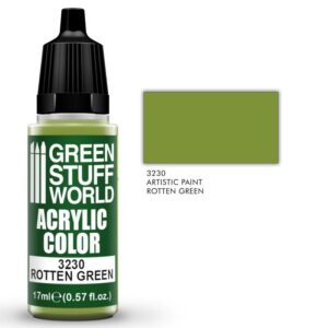 Green Stuff World    Acrylic Color ROTTEN GREEN - 8435646505909ES - 8435646505909