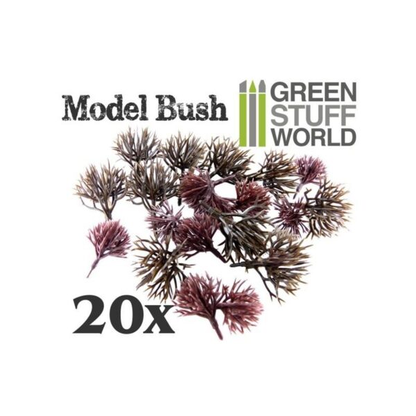 Green Stuff World    20x Model Bush Trunks - 8436554365920ES - 8436554365920