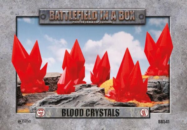 Gale Force Nine    Battlefield in a Box: Blood Crystals (Red) - BB541 - 9420020218260
