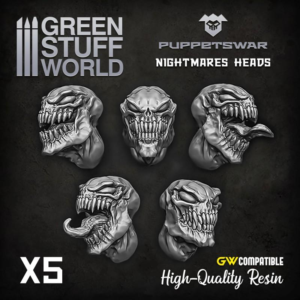 Green Stuff World    Nightmares (Venom) Heads - 5904873421922ES - 5904873421922