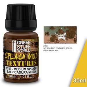 Green Stuff World    Splash Mud Textures - MEDIUM BROWN 30ml - 8435646501499ES - 8435646501499