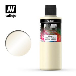 Vallejo    Vallejo Premium Color - 200ml Pearl & Metallics Medium - VAL63041 - 8429551630412