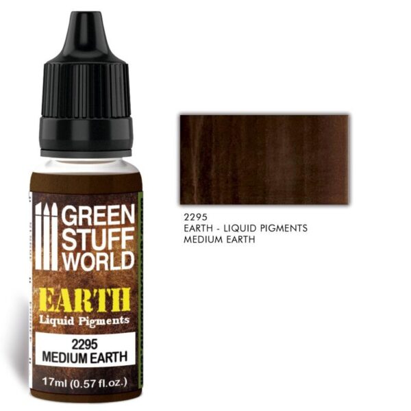 Green Stuff World    Liquid Pigments MEDIUM EARTH - 8436574506549ES - 8436574506549