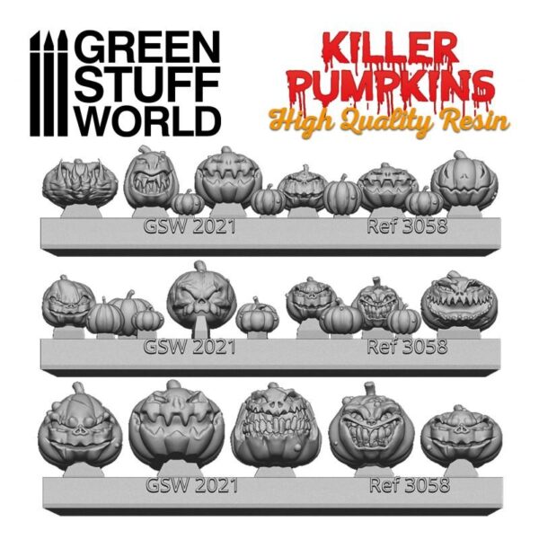 Green Stuff World    Resin Killer Pumpkins - 8435646504186ES - 8435646504186