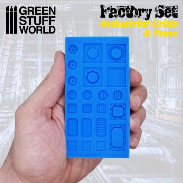 Green Stuff World    Silicone Molds - Grids and Fans - 8436574504521ES - 8436574504521