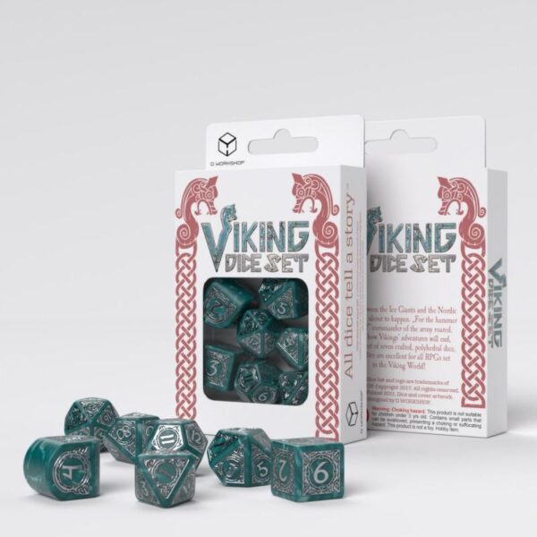 Q-Workshop    Viking Modern Dice Set: Mjolnir - RVIK4S -