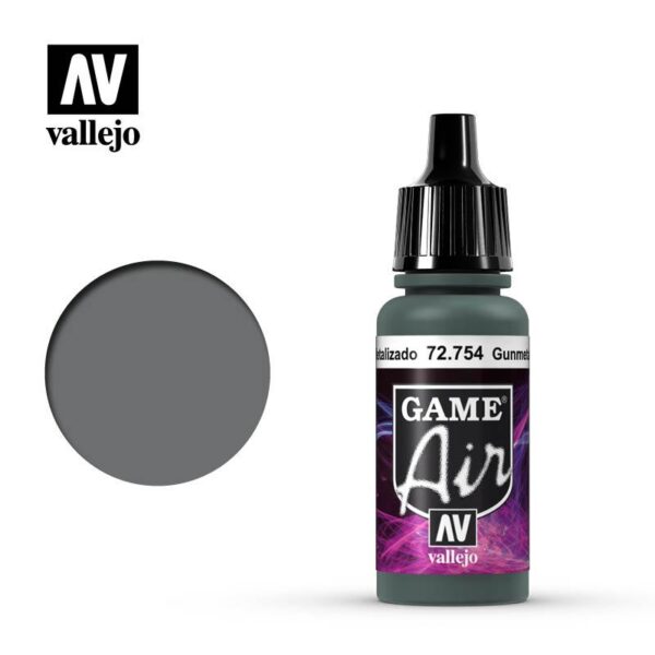 Vallejo    Game Air: Gunmetal - VAL72754 - 8429551727549