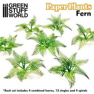 Green Stuff World    Paper Plants - Fern - 8436574508628ES - 8436574508628