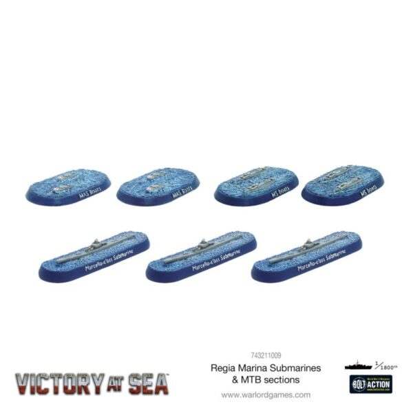 Warlord Games Victory at Sea   Regia Marina Submarines & MTB Sections - 743211009 - 5060572506831