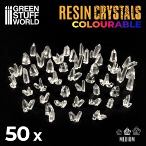 Green Stuff World    CLEAR Resin Crystals - Medium - 8436574508970ES - 8436574508970