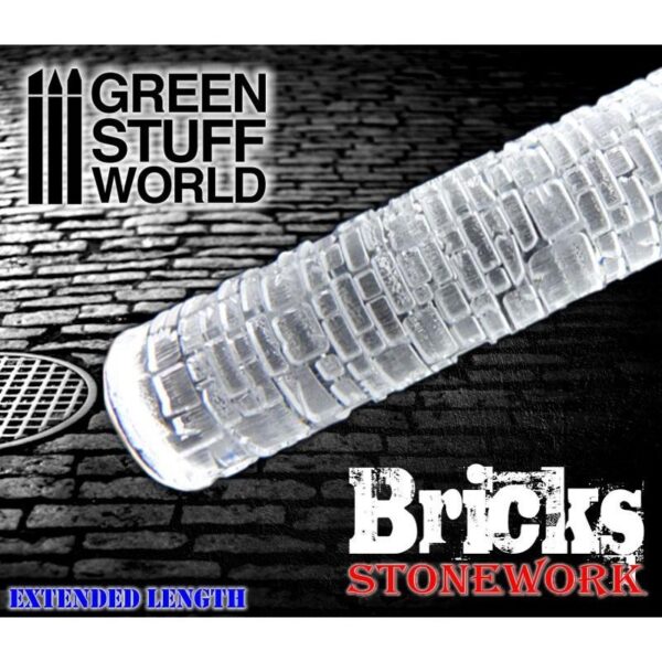 Green Stuff World    Rolling Pin BRICKS - 8436554361625ES - 8436554361625