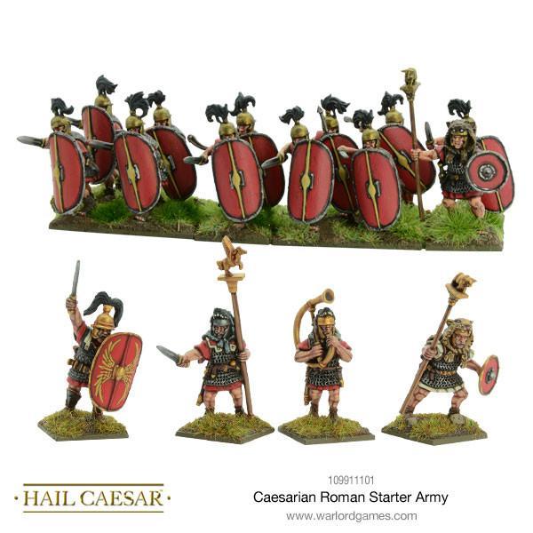 Warlord Games Hail Caesar   Caesarian Roman Starter Army - 109911101 - 5060393704904