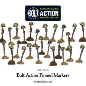 Warlord Games Bolt Action   Pinned Markers (25) - WGB-PIN-01 - 5060200844588