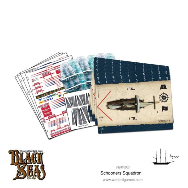 Warlord Games Black Seas   Black Seas: Schooners Squadron - 792410003 - 5060572505797