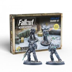 Modiphius Fallout: Wasteland Warfare   Fallout: Wasteland Warfare - Enclave: Soldier Set - MUH052036 - 5060523343119