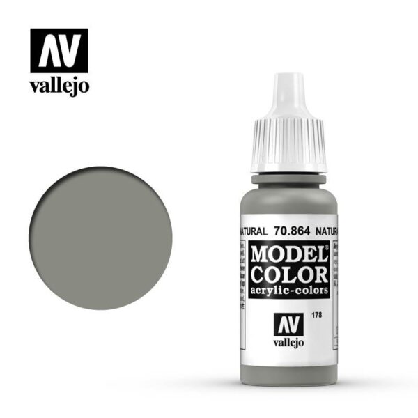 Vallejo    Model Color: Natural Steel (metallic) - VAL864 - 8429551708647