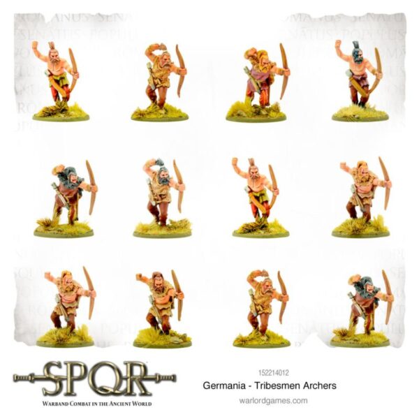 Warlord Games SPQR   SPQR: Germania Tribesmen Archers - 152214012 - 5060572505308