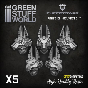 Green Stuff World    Anubis Helmets v2 - 5904873422660ES - 5904873422660