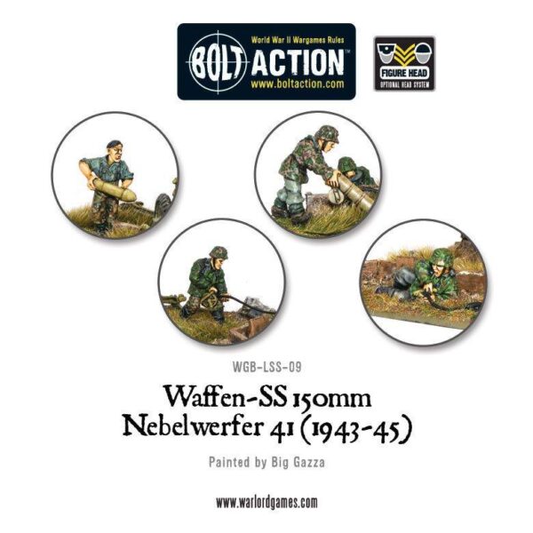 Warlord Games Bolt Action   Waffen-SS 150mm Nebelwerfer 41 - WGB-LSS-09 - 5060200846575